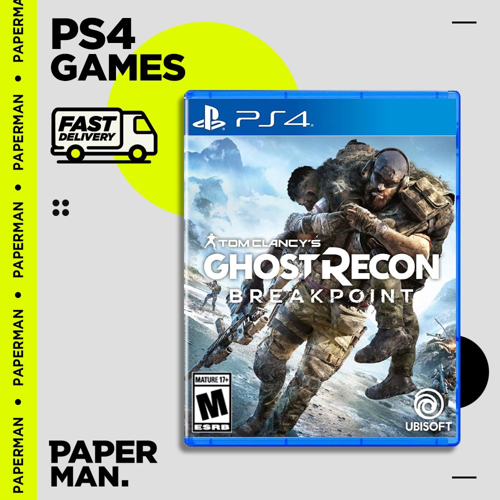 Ps4 Tom Clancy S Ghost Recon Breakpoint R3 中文 Eng Shopee Malaysia