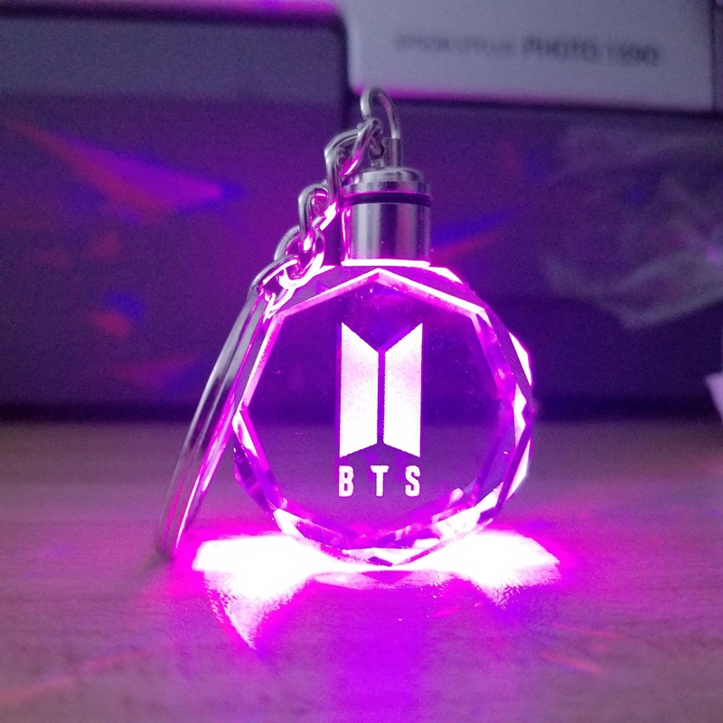 Fashion Bts Keychain Korean Star Kpop Bag Pendant Bt21 Keychain Crystal Shopee Malaysia
