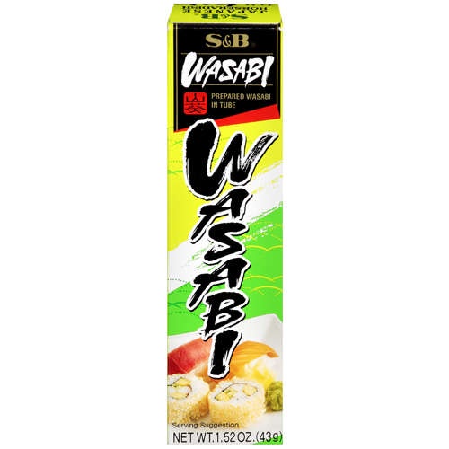S&B Neri Wasabi 43g Japanese Tube Wasabi Paste 日本青芥末辣酱