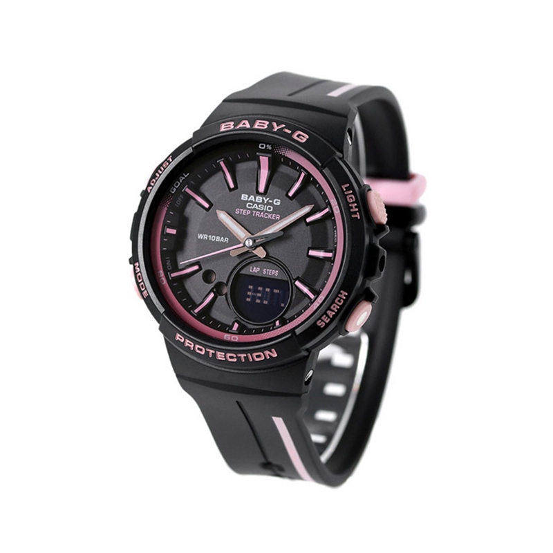 casio baby g black pink