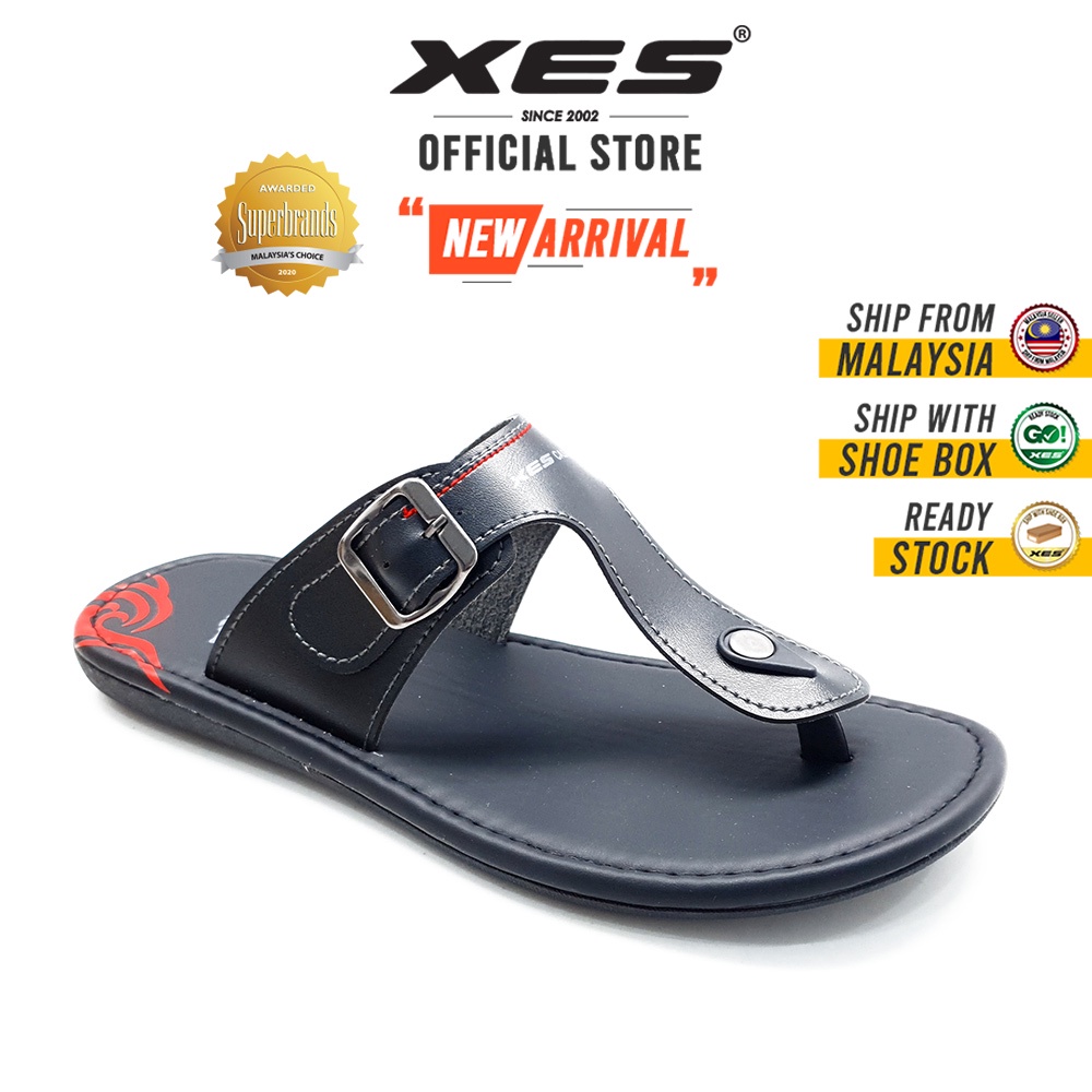 XES Men BSMM21009 Sandals (Black, Brown)