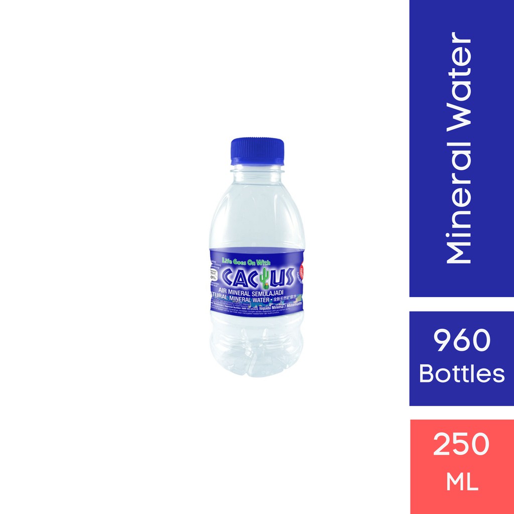  Cactus Mineral Water  48 x 250ML 20 cartons Shopee Malaysia