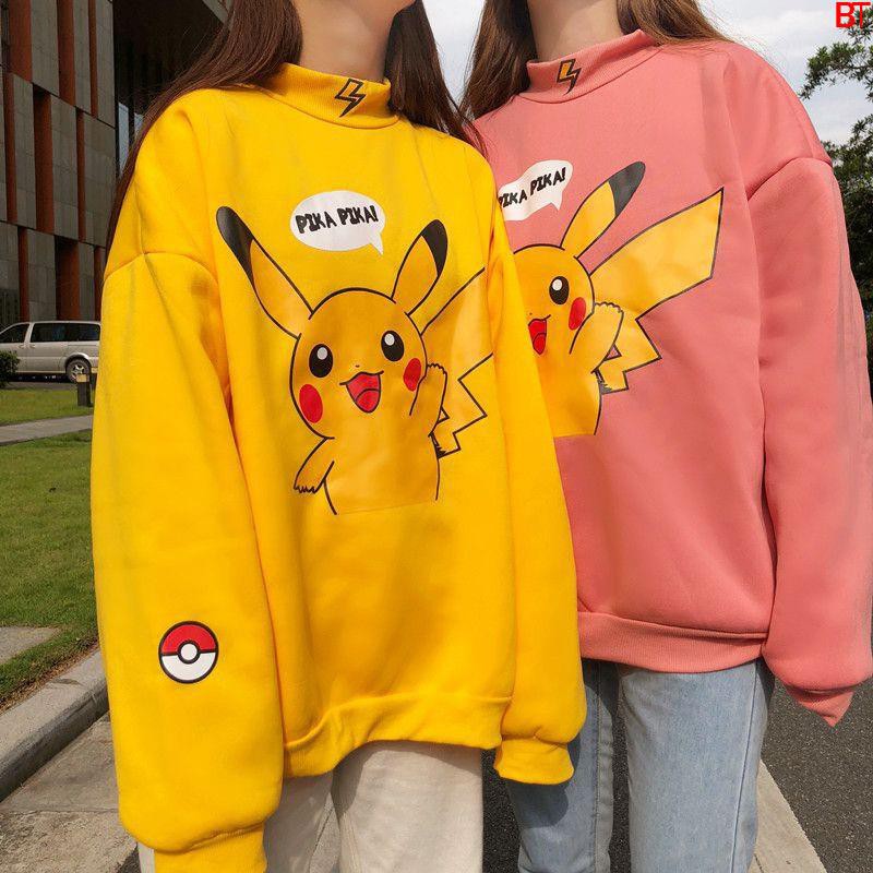 pikachu crop top hoodie