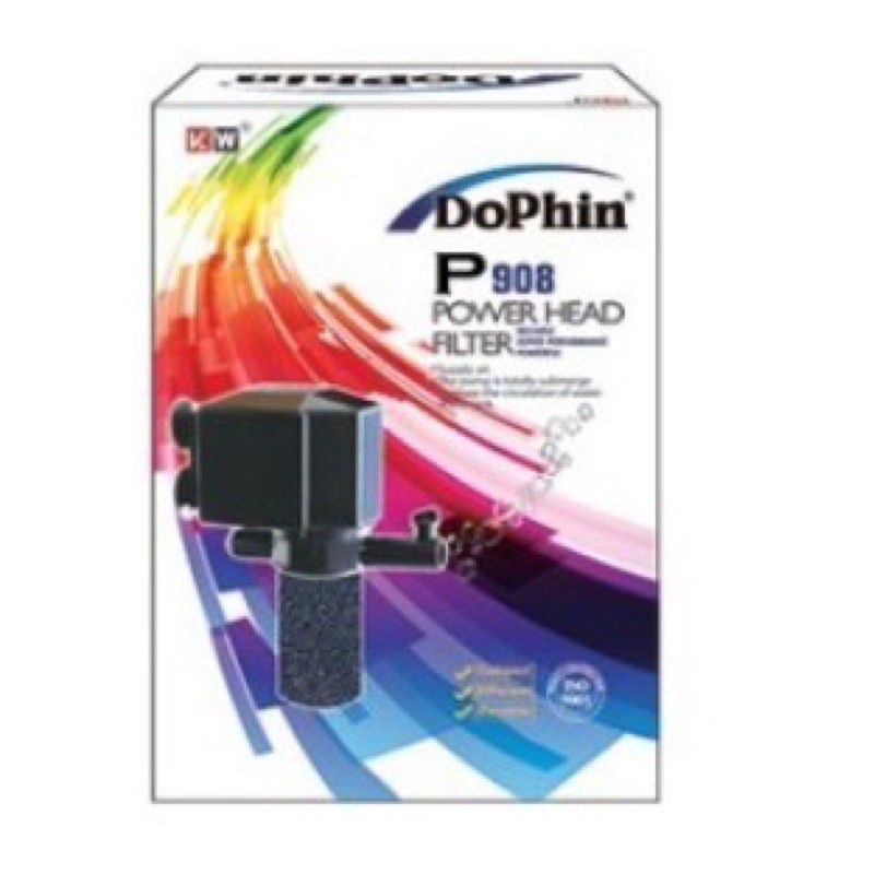 Dophin P908 29W Aquarium Submersible 3in1 Multifunction Power Head Top Filter Water Pump Venturi Aerator