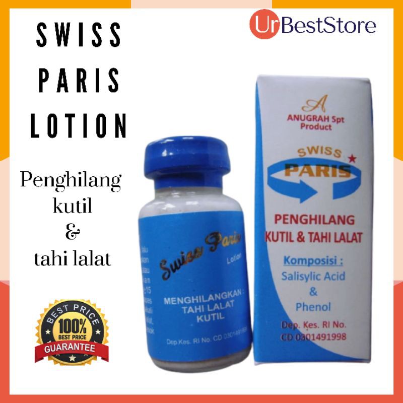 Swiss Paris Lotion Removal Warts / Skin Tag / Mold solutions Pehilang