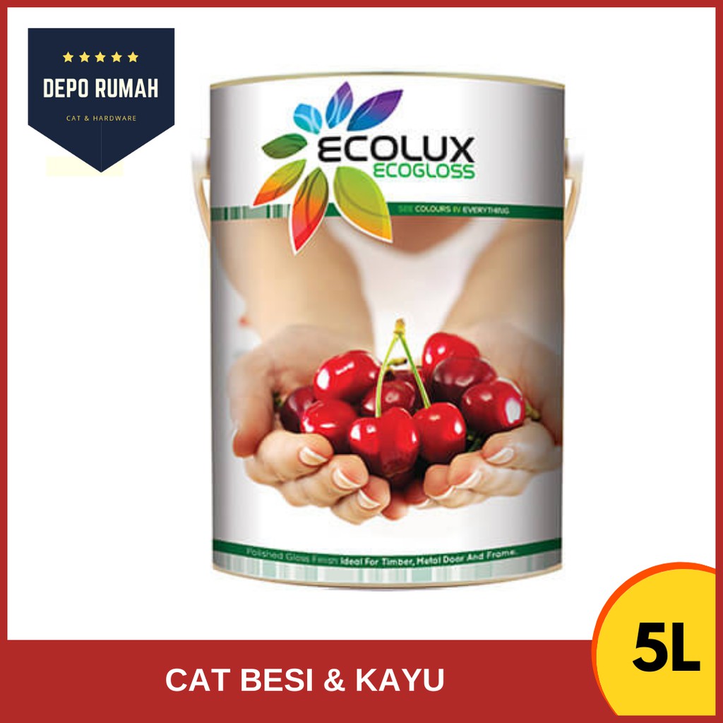 5Litre Sissons Ecogloss Cat  Minyak Besi Dan Kayu Warna  