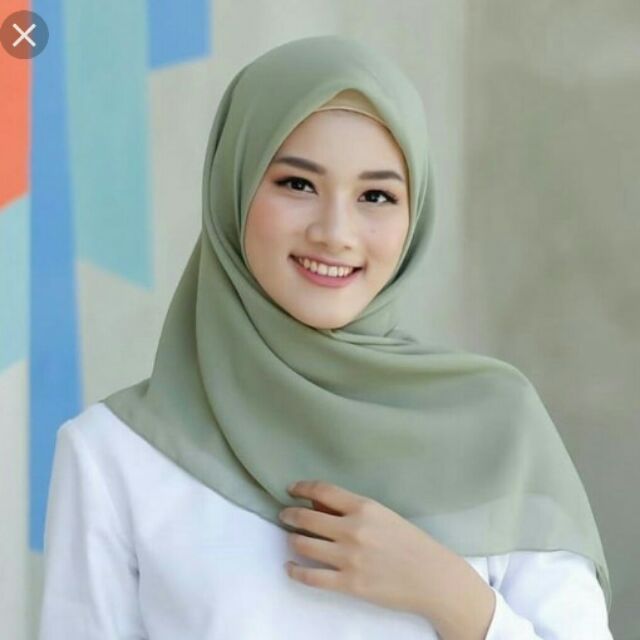 TUDUNG BAWAL CHIFFON VOILE BY Shopee