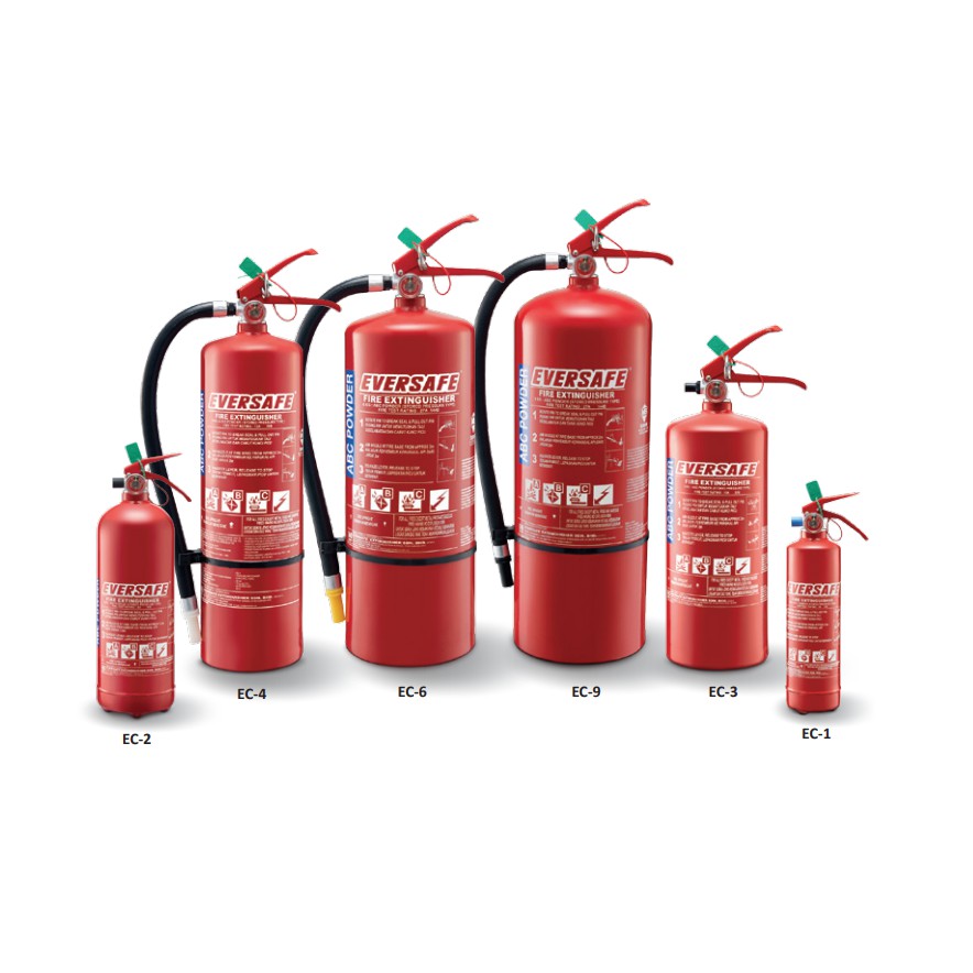 Eversafe 9kg Fire Extinguisher Abc Dry Powder Shopee Malaysia