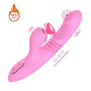 Clit Sucker Vibrator G Spot Dildo Thrusting Clitoris Stimulator Wand Nipple Sucking Vibrator For Women Adult Toy