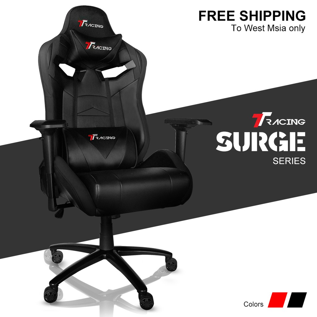 ready stock ttracing surge gaming chair  2 years official warranty