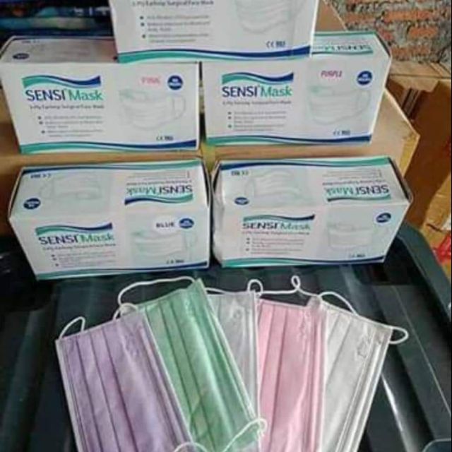  Sensi  mask  50pcs Surgical face mask  Shopee Malaysia