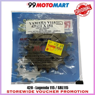 Rkm 428 Front Sprocket Modenas Kriss Gt128 Dinamik 14t 15t Shopee Malaysia