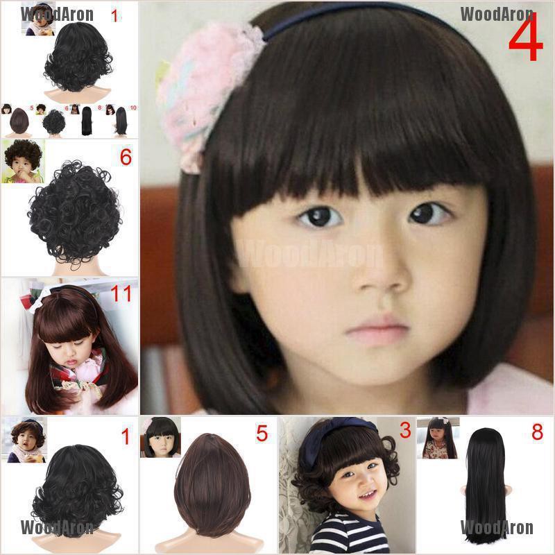 WoodAron Lovely Boys Girls Hair Wig Full Head Children Wigs Kids Daily  Hairpiece | Shopee Malaysia