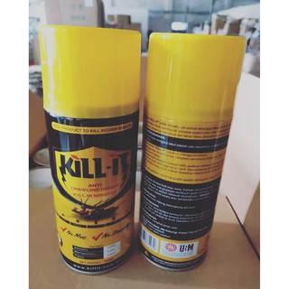 KILL IT SPRAY LIPAS KERETA PEST CONTROL ANTI CRAWLING 