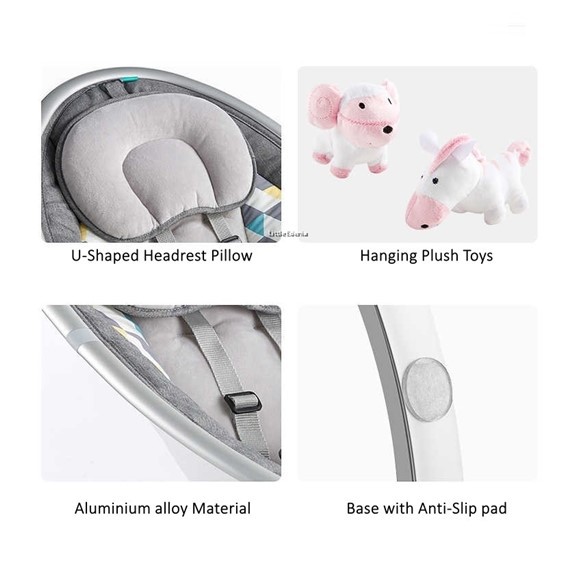 smart baby swing & bluetooth rocker