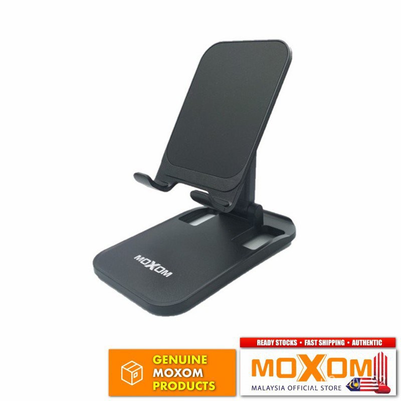 Moxom Mx Vs12 Clamshell Adjustable Mount Phone Holder 6w2b Shopee Malaysia