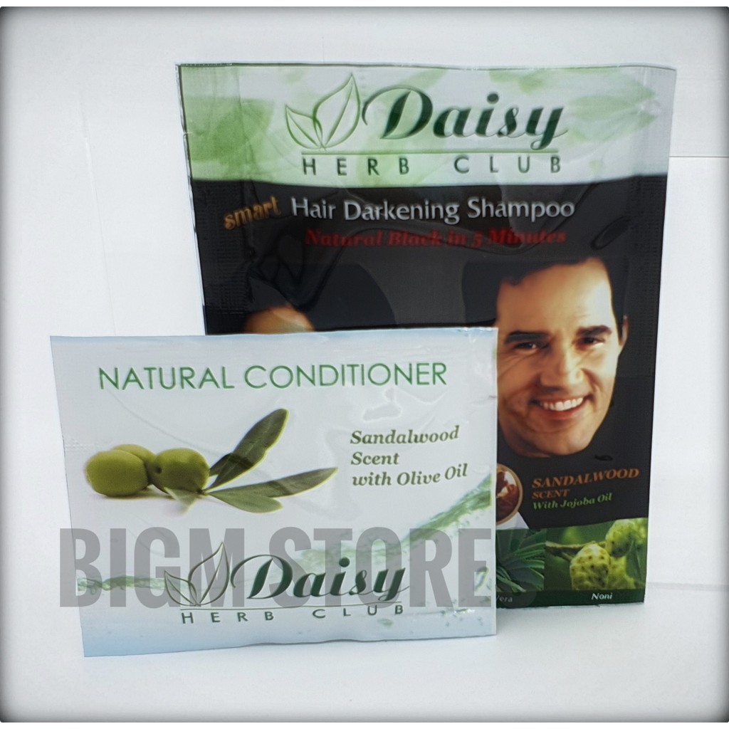 Daisy Hair Darkening Shampoo Black 25ml (10's in a box) Shopee Malaysia