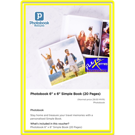 Photobook 6" x 6" Simple Book (20 Pages) Coupon Code Photobook Mobile