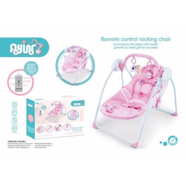 baby swing chair pink