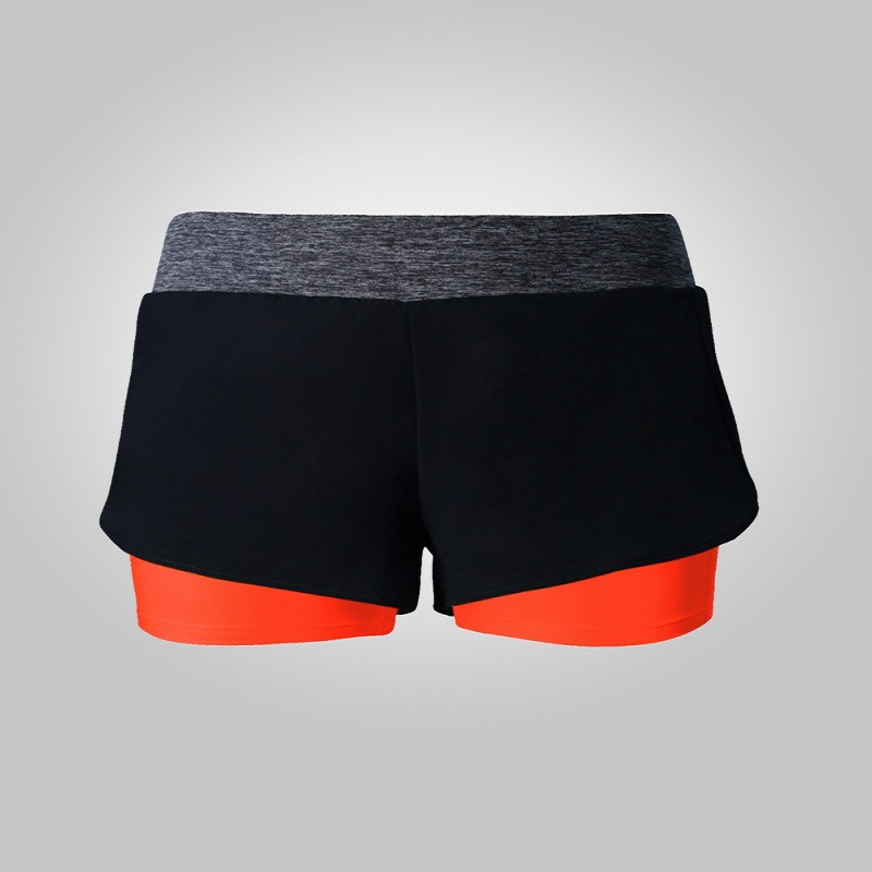 BE Elementz Two-in-One Sweat Free Training Shorts (Orange) WTP0003