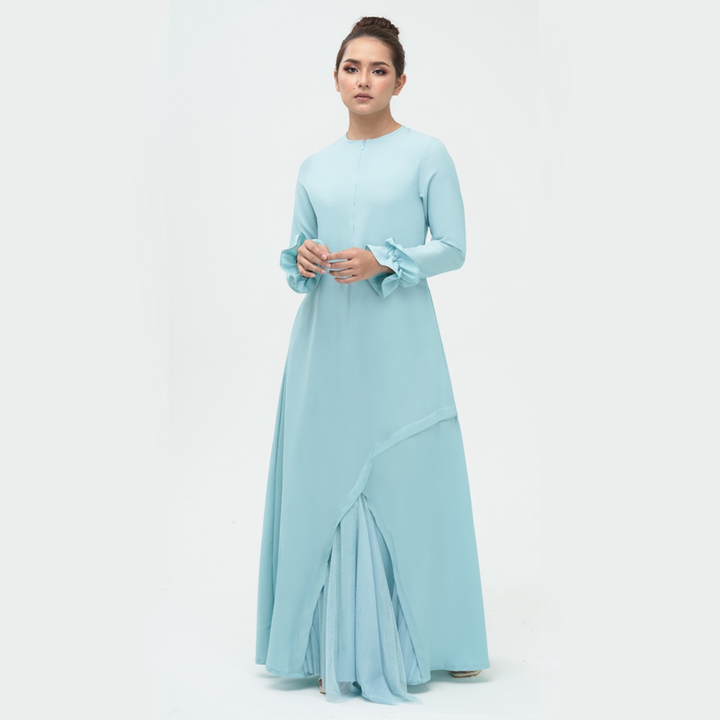 Amora Dress Canal Blue | Shopee Malaysia
