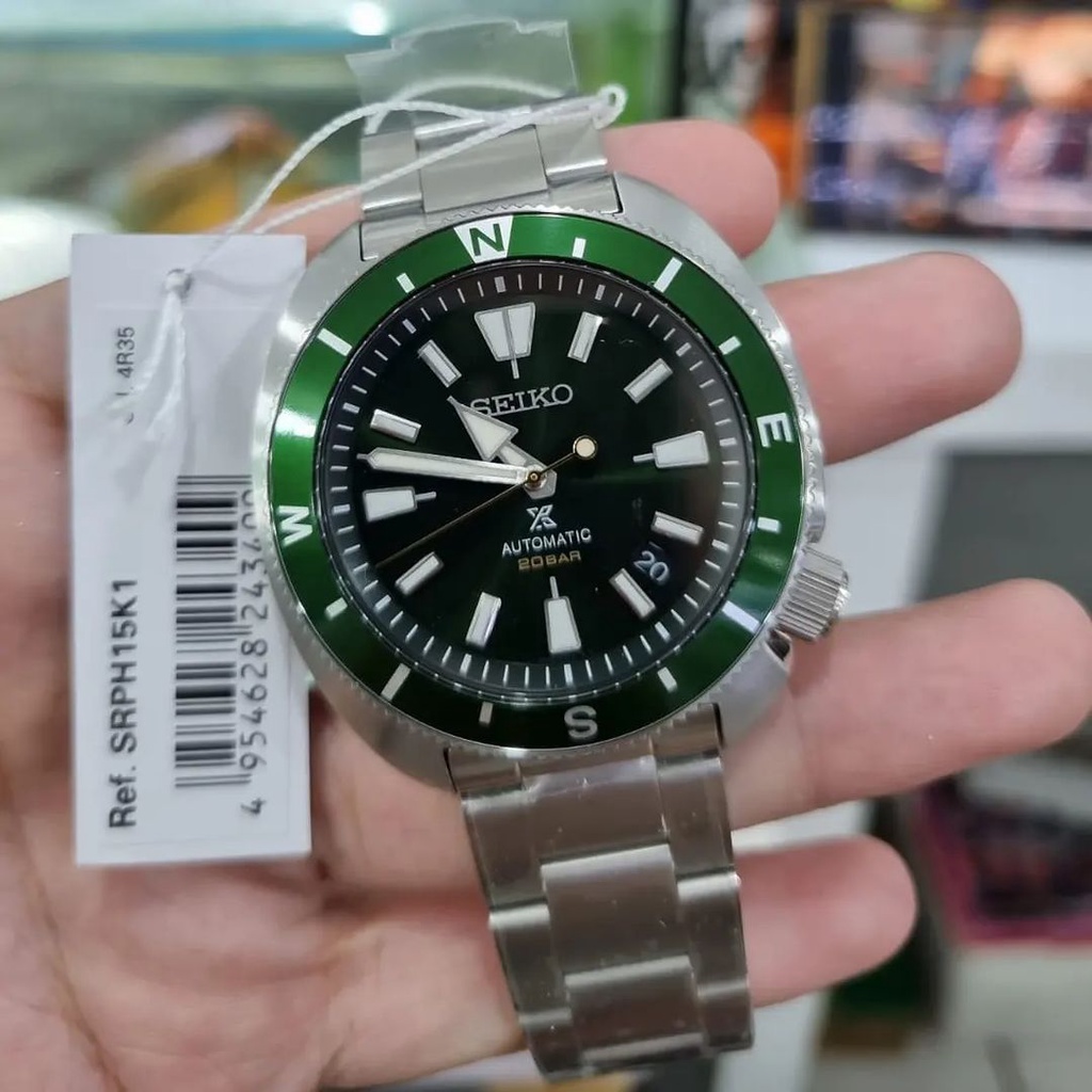 Seiko Prospex SRPH15K1 Tortoise Land Edition Automatic Green Dial Sapphire  Crystal Glass Stainless Steel Men's Watch | Shopee Malaysia