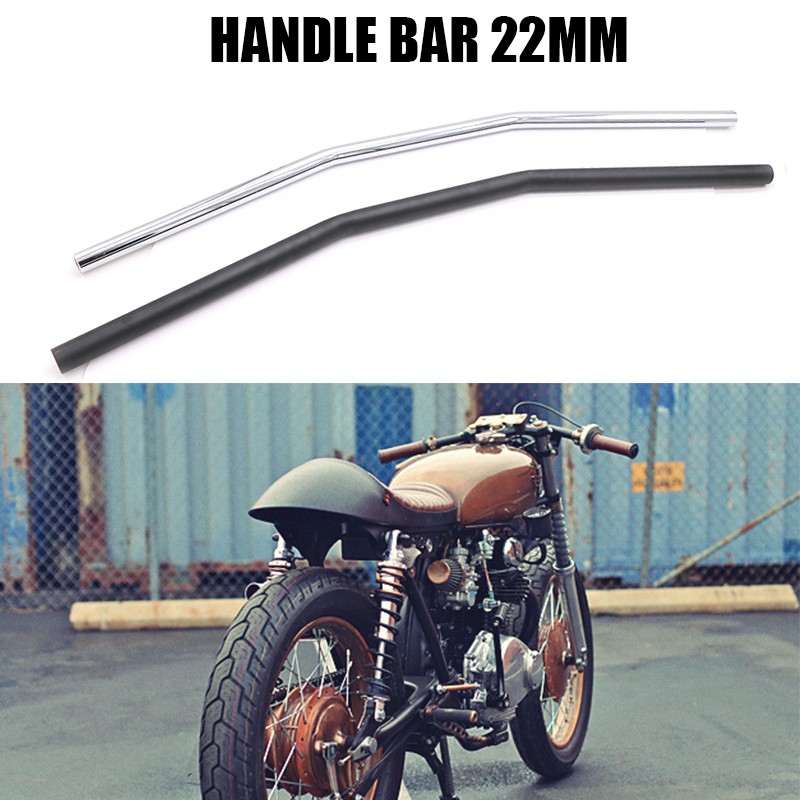 1" 25mm Motorcycle Handlebar Drag Straight Bar For Cafe Racer Bobber Chopper USA