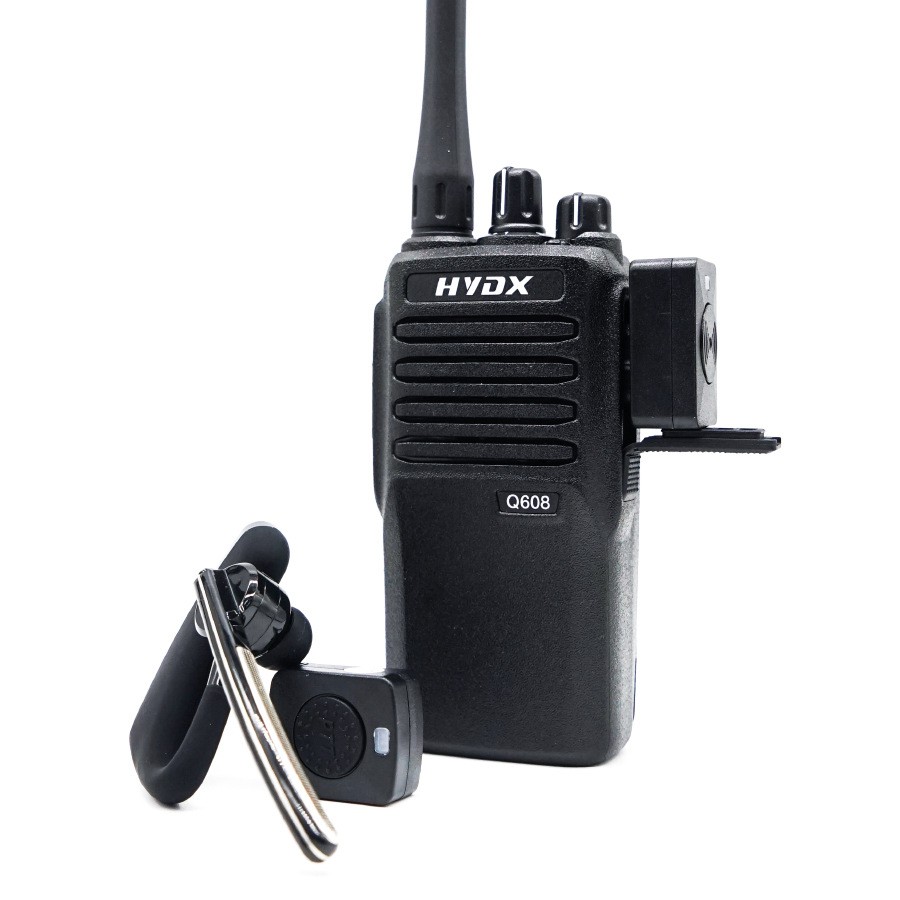 wireless walkie talkie headset with mic