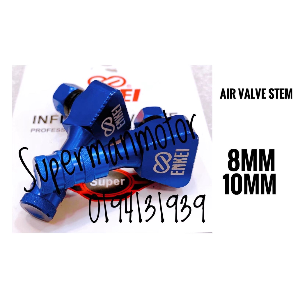 ENKEI AIR VALVE STEM ALLOY STAINLESS STEEL TUBELESS HEAD KEPALA