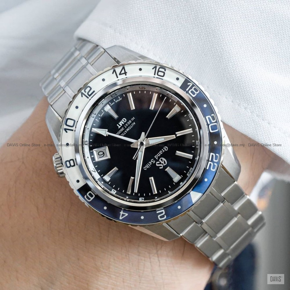 Grand Seiko SBGJ237 Men's Watch Sport GMT Triple Time Zone Hi-Beat  Automatic SS Bracelet Blue *Original | Shopee Malaysia