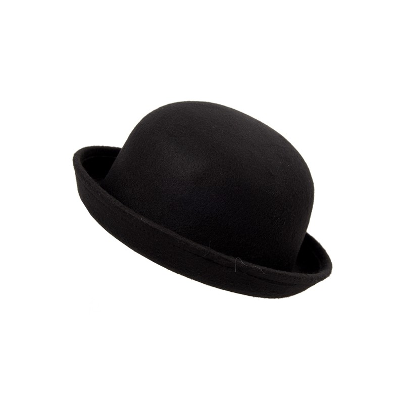 black womens bowler hat