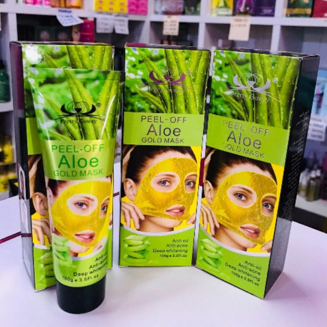 Peel off aloe gold mask