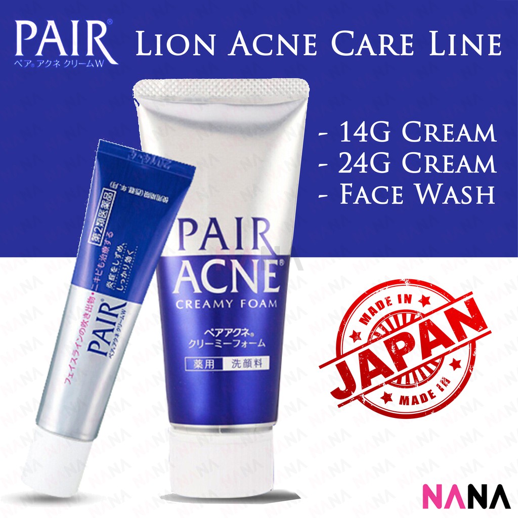 LION (JAPAN) PAIR - Acne Cream/Acne Creamy Foam