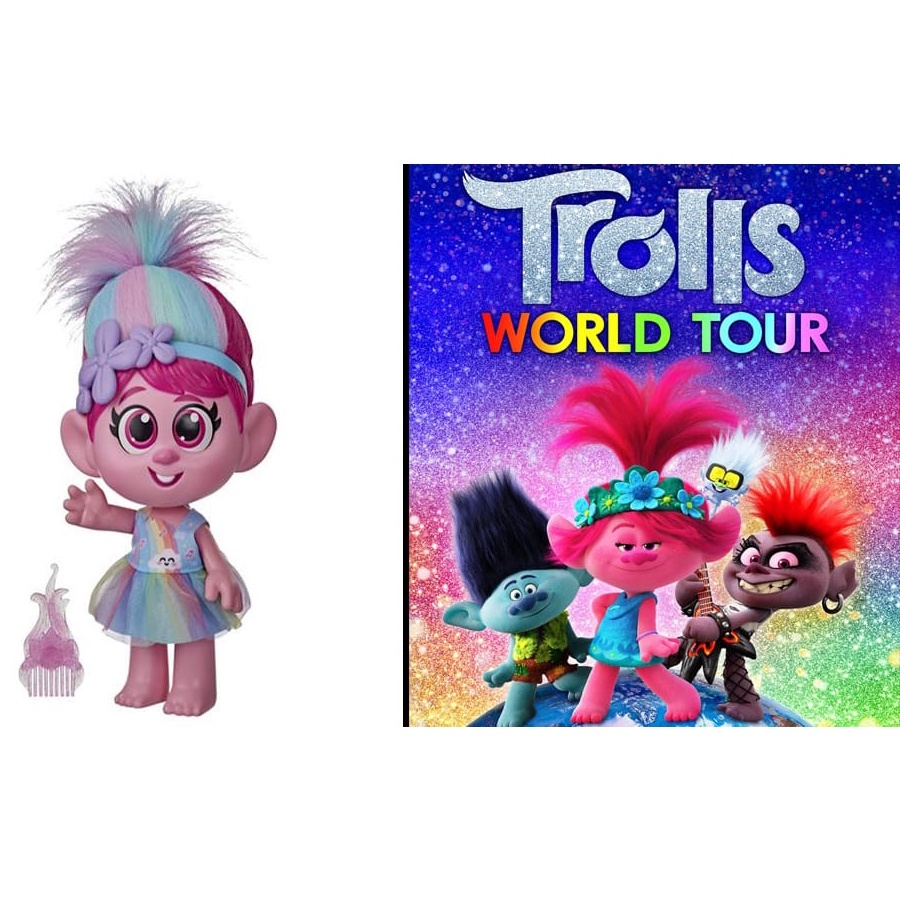 Trolls World Tour Poppy Doll Hasbro Music 