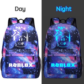 Cartoon Roblox Galaxy Backpack Student School Backpack Canvas Shoulder Bags Shopee Malaysia - how to get money fast in roblox galaxy