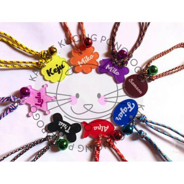  KALUNG  KUCING CUSTOM NAME KALUNG  PRUSIK Shopee Malaysia