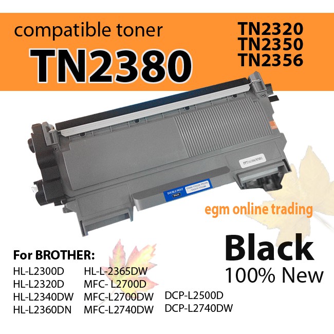 TN-2380 Toner HL-L2320D MFC-L2700DW DCP-L2740DW | Shopee