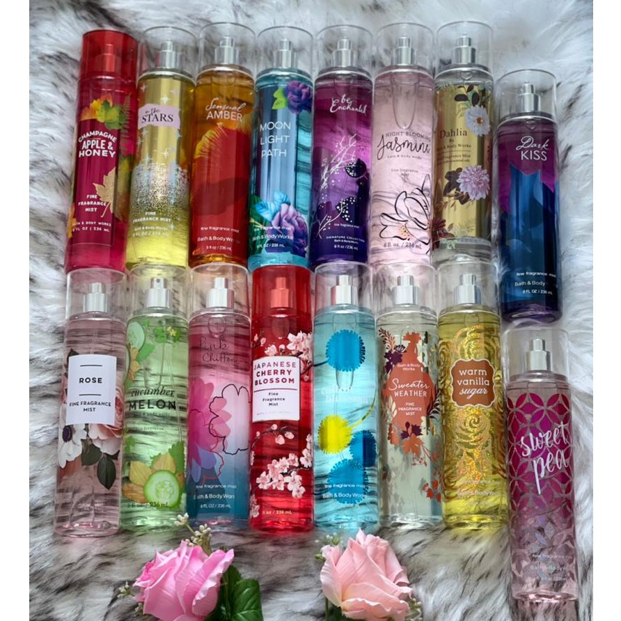 Bath Body Fine Fragrance Mist Ml Shopee Malaysia