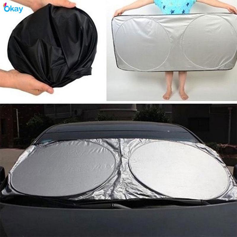 150*80cm Car Front Rear Windshield Sun Shade Cover Block Visor Anti-UV Protector