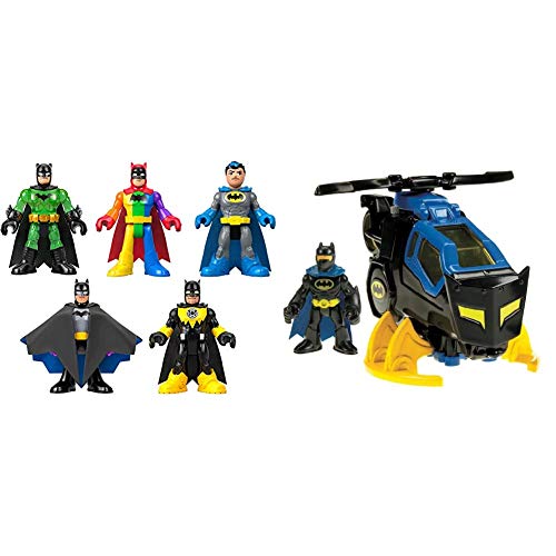 Fisher-Price Imaginext Batman 80th Anniversary 5-Pack [Amazon Exclusive ...