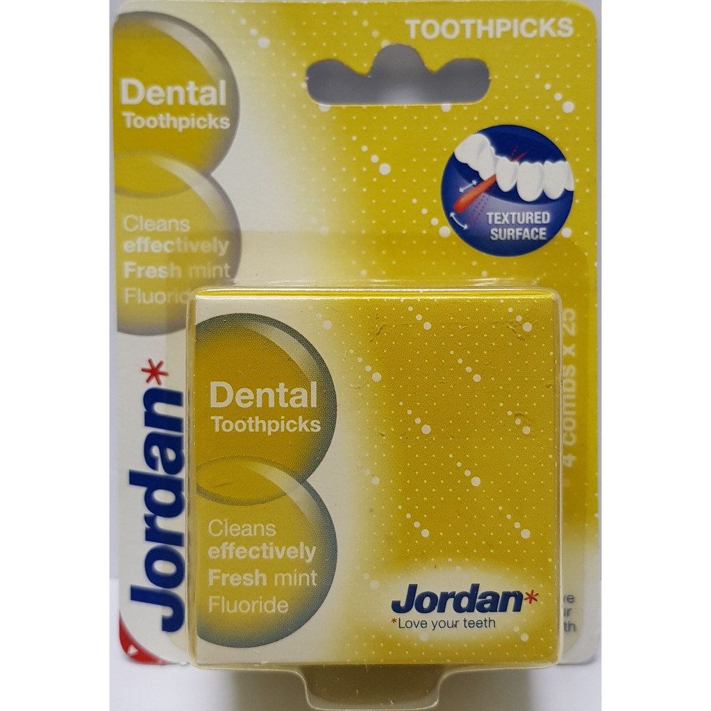 Jordan dental toothpicks 4x25 s shopee malaysia