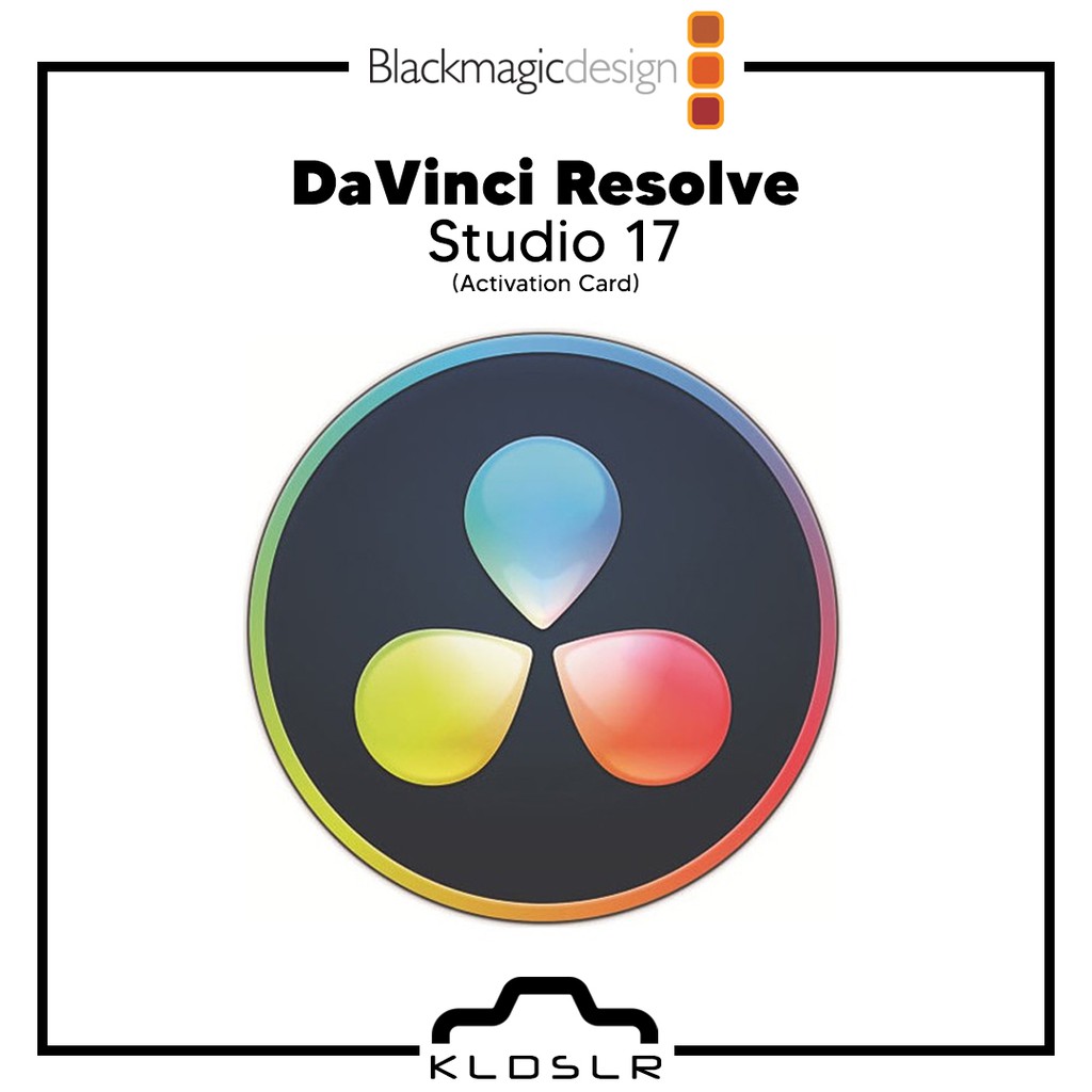 Blackmagic Design DaVinci Resolve 18 Studio (Activation Card) (Blackmagic Malaysia)