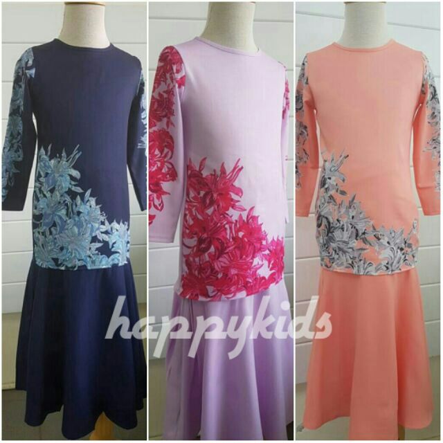 SHOPPINK Baju  Raya Kurung  Moden Zaraa Shopee  Malaysia 