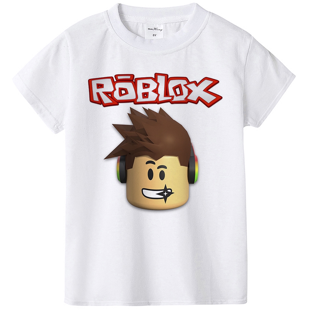 Children Catoon Clothing Tees Roblox T Shirt Kids Boys Girls Game Shirts Shopee Malaysia - roblox sharingan shirt