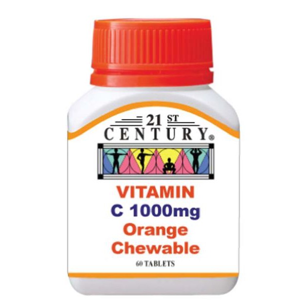 21st Century Vitamin C 1000mg Orange Chewable 60 Tablets