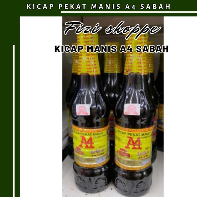  Kicap  pekat  manis  A4 850gram Shopee Malaysia