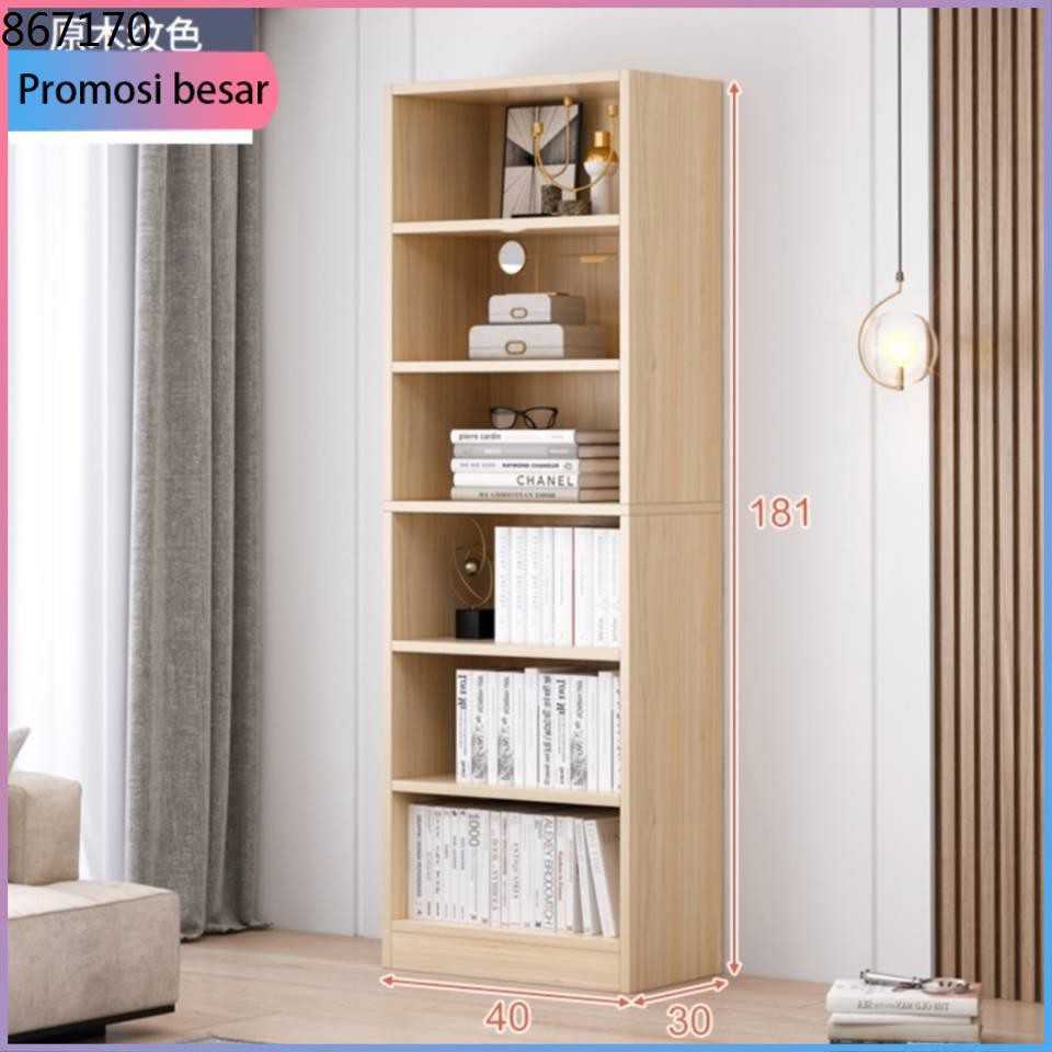 Rak Buku Bookshelf Rak Buku Bertutup Rak Buku Murah Rak Buku Rak Buku Kayu Rak Buku Ikea Bookshelf Shelf Landing Simple Shopee Malaysia