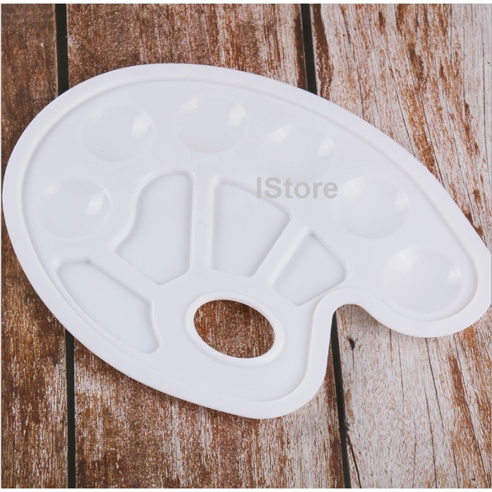 (IStore) Watercolor Acrylic Gouache Oil White Paint Plastic Tray