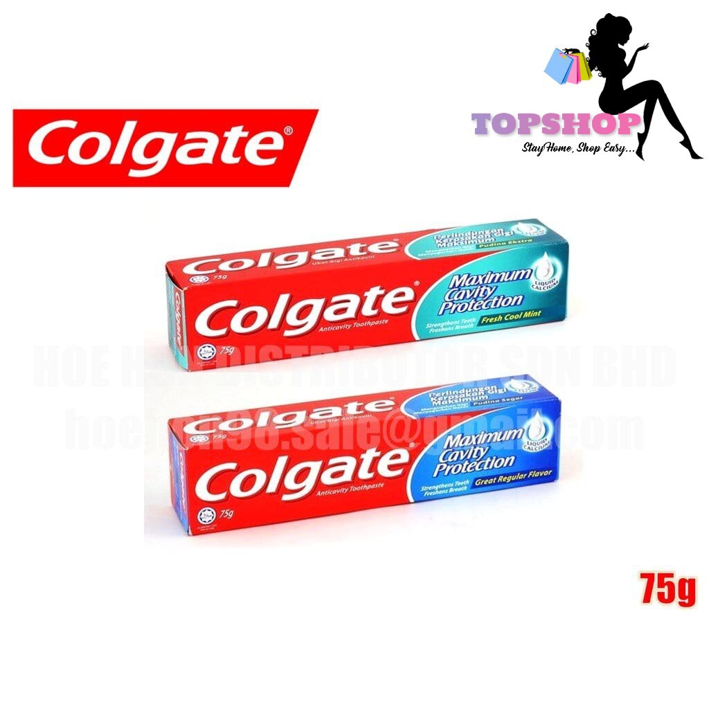 Colgate Toothpaste 75g Fresh Cool Mint / Great Regular Flavour