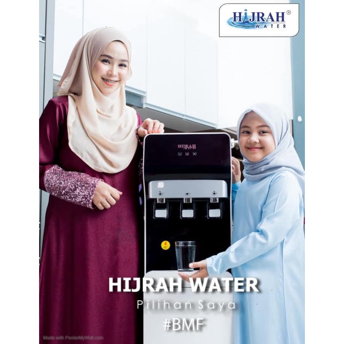 Penapis Air Halal Hijrah Water Nufa Water Filter Dispenser | Alkali & Mineral Muslim